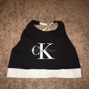 CALVIN KLEIN sports bra/halter top